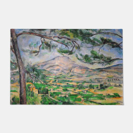 Paul Cezanne - Mont Sainte-Victoire und große Kief Fußmatte