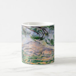 Paul Cezanne - Mont Sainte-Victoire und große Kief Kaffeetasse