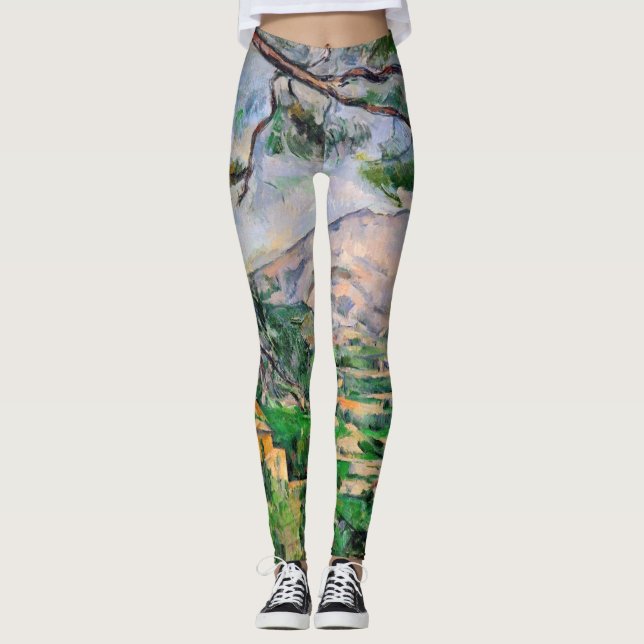 Paul Cezanne - Mont Sainte-Victoire und große Kief Leggings (Vorderseite)
