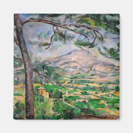 Paul Cezanne - Mont Sainte-Victoire und große Kief Magnet