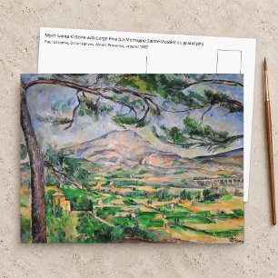 Paul Cezanne - Mont Sainte-Victoire und große Kief Postkarte