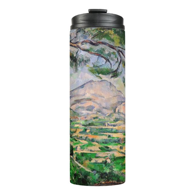 Paul Cezanne - Mont Sainte-Victoire und große Kief Thermosbecher (Vorderseite)
