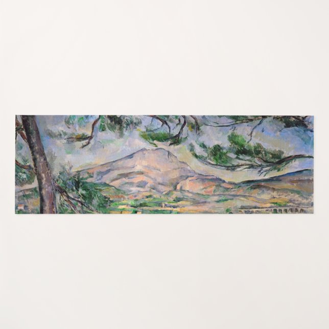Paul Cezanne - Mont Sainte-Victoire und große Kief Yogamatte (Vorderseite (Horizontal))