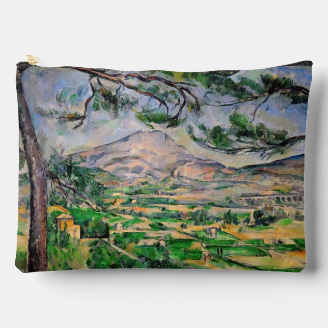 Paul Cezanne - Mont Sainte-Victoire und große Kief Zubehörtasche (Vorderseite)