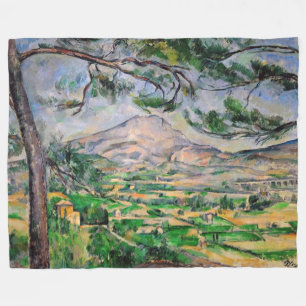Paul Cezanne - Mont Sainte-Victoire und große Pini Fleecedecke