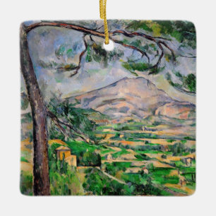 Paul Cezanne - Mont Sainte-Victoire und große Pini Keramikornament