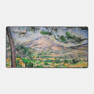 Paul Cezanne - Mont Sainte-Victoire und große Pini Schreibtischunterlage