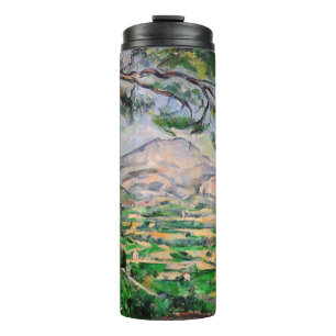 Paul Cezanne - Mont Sainte-Victoire und große Pini Thermosbecher