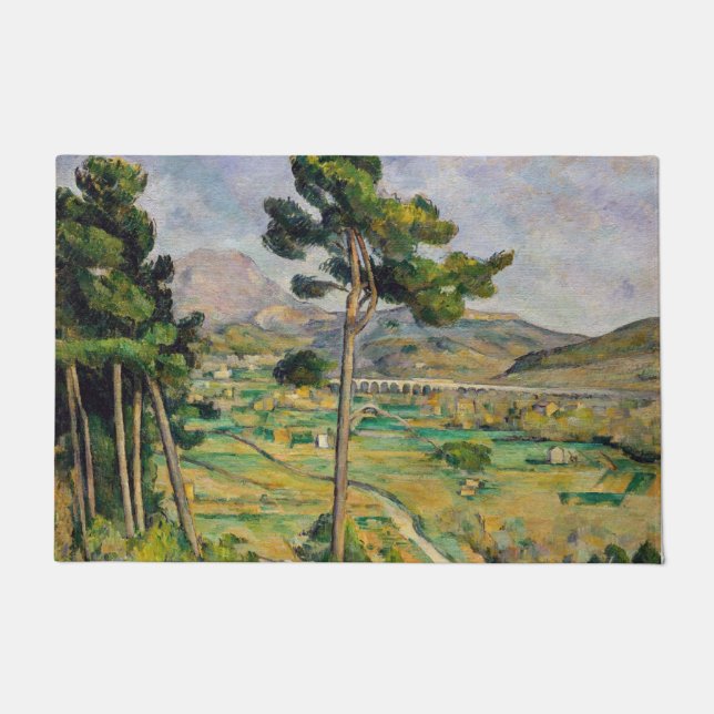 Paul Cezanne - Mont Sainte-Victoire und Viadukt Fußmatte (Vorderseite)