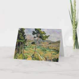 Paul Cezanne - Mont Sainte-Victoire und Viadukt Karte