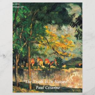 Paul Cezanne Naturmalerei & Zitat