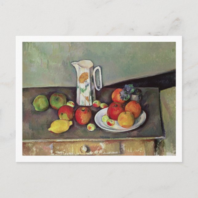 Paul Cezanne | Paul Cezanne | Stilles Leben mit Mi Postkarte (Vorderseite)
