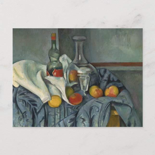 Paul Cezanne | Peppermint Flasche, 1893-95 (Öl) Postkarte (Vorderseite)