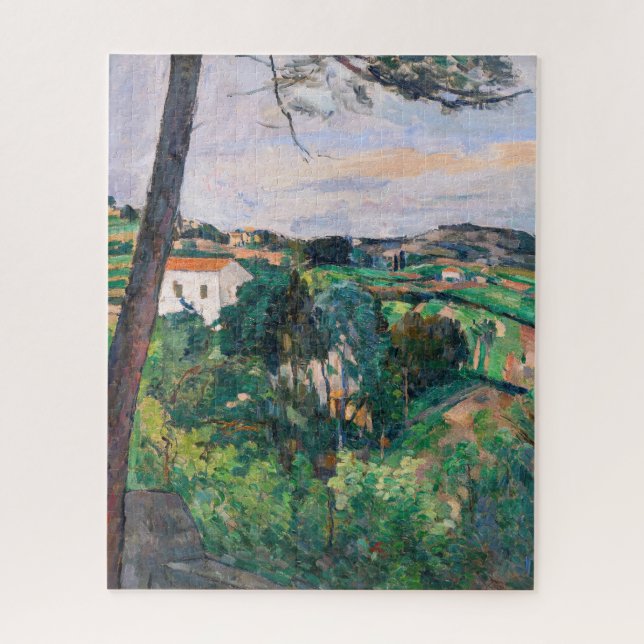 Paul Cezanne - Pine tree in Estaque (Vertikal)