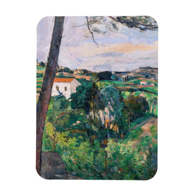 Paul Cezanne - Pine tree in Estaque Magnet (Vertikal)
