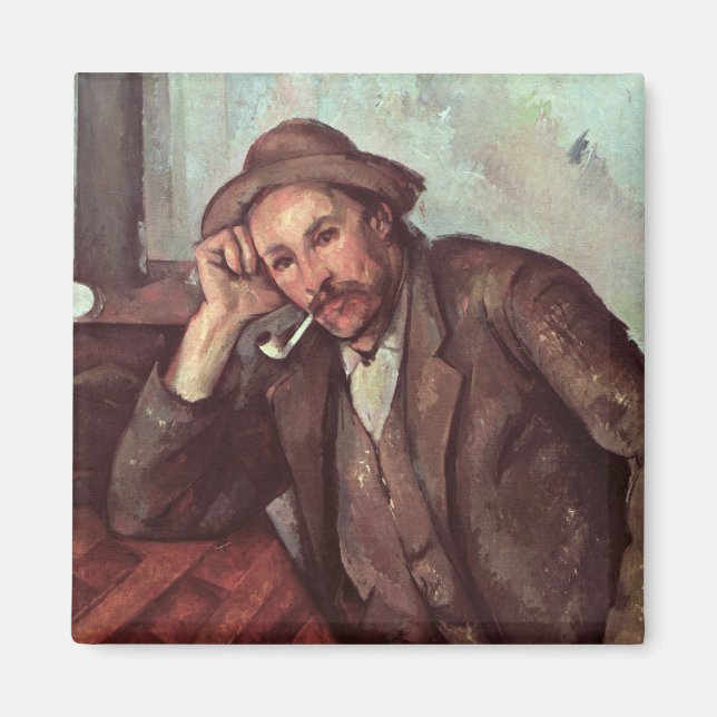 Paul Cezanne | Raucher, 1891-1992 Magnet (Vorne)