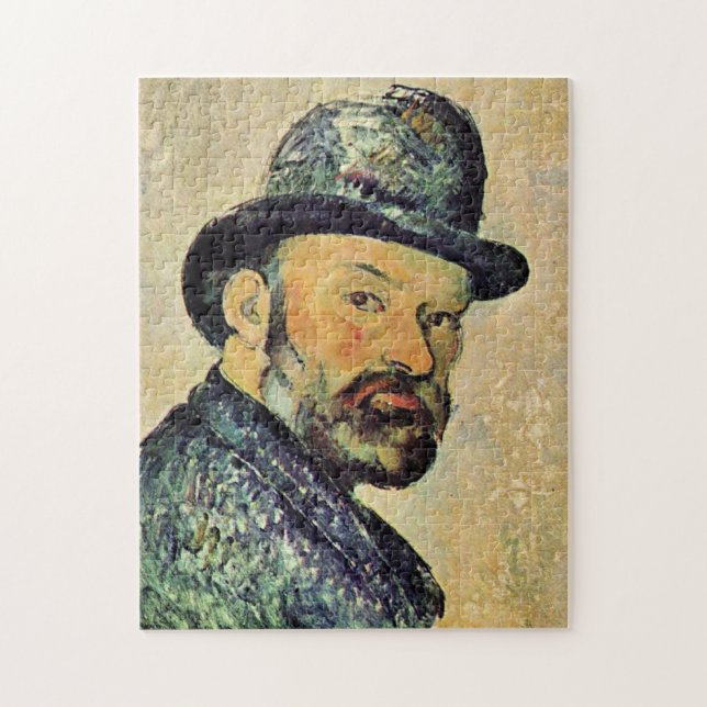 Paul Cezanne, Selbstportrait, (Vertikal)