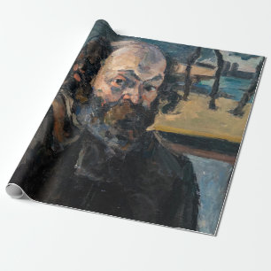Paul Cezanne - Selbstportrait Geschenkpapier
