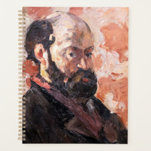 Paul Cezanne - Selbstportrait mit rosa Hintergrund Planer