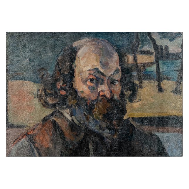 Paul Cezanne - Selbstportrait Schneidebrett (Vorderseite)