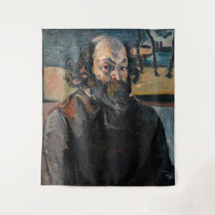 Paul Cezanne - Selbstportrait Wandteppich