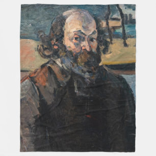 Paul Cezanne - Selbstporträt Fleecedecke