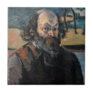 Paul Cezanne - Selbstporträt Fliese