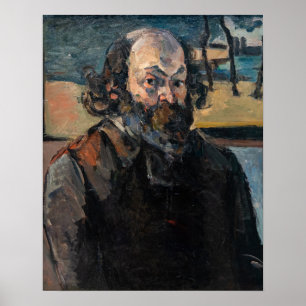 Paul Cezanne - Selbstporträt Poster