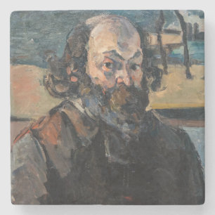 Paul Cezanne - Selbstporträt Steinuntersetzer