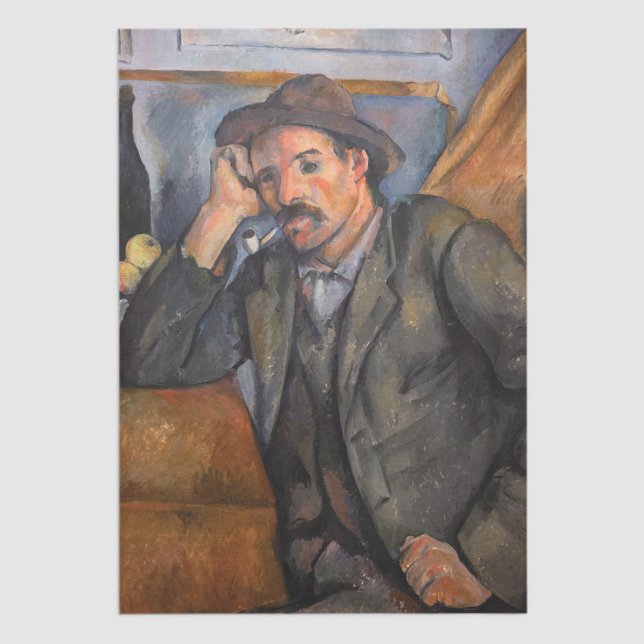 Paul Cezanne - Smoker Seidenpapier (Von Creator hochgeladen)