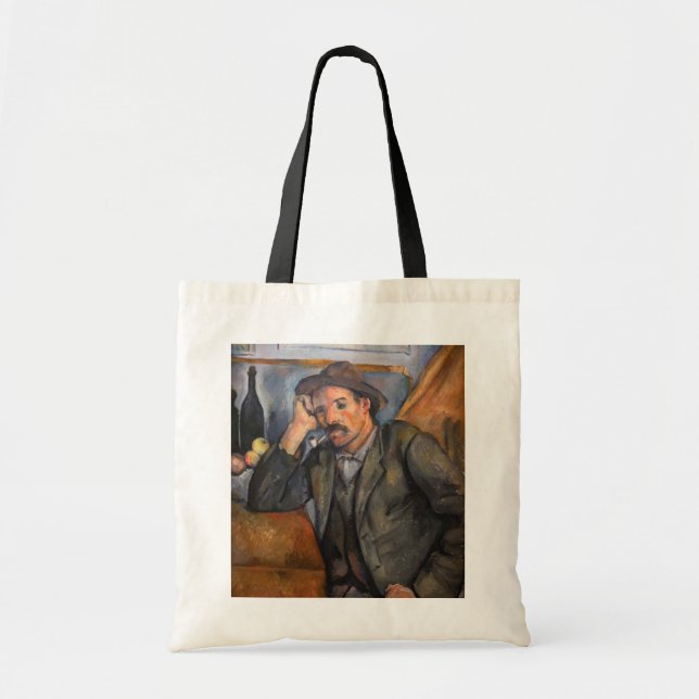 Paul Cezanne - Smoker Tragetasche (Vorne)
