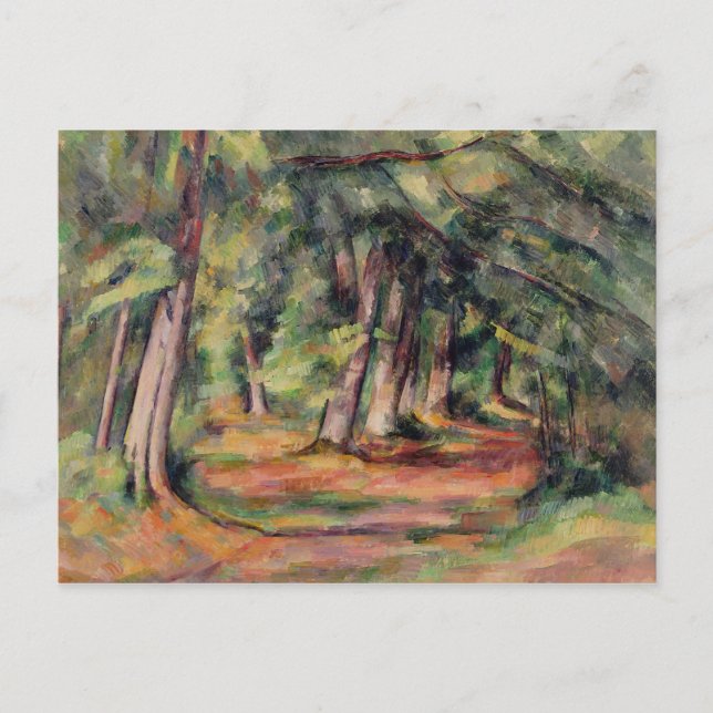 Paul Cezanne | Sous-bois 1890-94 Postkarte (Vorderseite)