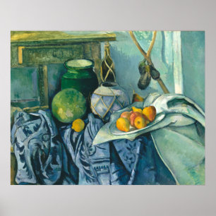 Paul Cezanne Still Life Ginger Jar und Eggplant Poster