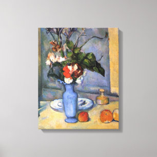 Paul Cezanne - Still Life with Blue Vase Leinwanddruck