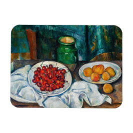 Paul Cezanne - Still Life with Cherries and Peachs Magnet