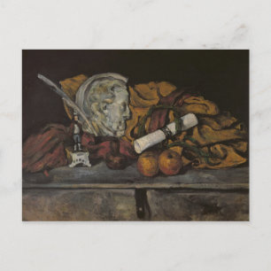 Paul Cezanne Stillleben des Accessoires des Küns Postkarte
