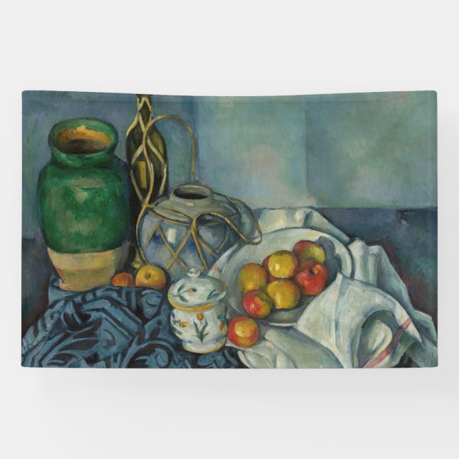 Paul Cezanne - Stillleben mit Äpfeln Banner (Horizontal)