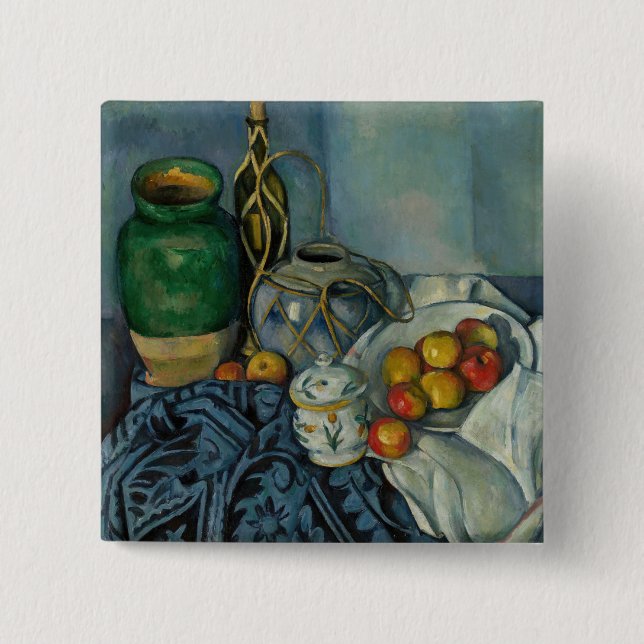 Paul Cezanne - Stillleben mit Äpfeln Button (Vorderseite)