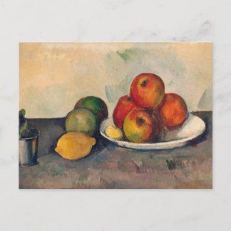 Paul Cezanne - Stillleben mit Äpfeln Postkarte