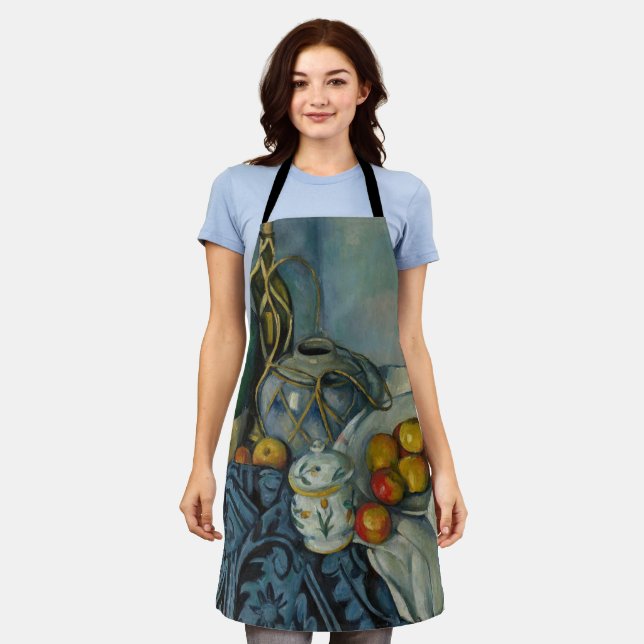 Paul Cezanne - Stillleben mit Äpfeln Schürze (Getragen)