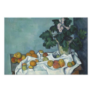 Paul Cezanne - Stillleben mit Äpfeln und einem Pot Fotodruck