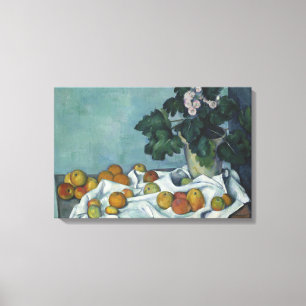 Paul Cezanne - Stillleben mit Äpfeln und einem Pot Leinwanddruck