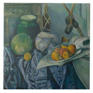 Paul Cezanne - Stillleben mit einem Ginger Jar Fliese