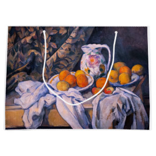 Paul Cezanne - Stillleben mit einem Vorhang Große Geschenktüte
