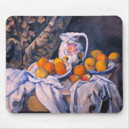 Paul Cezanne - Stillleben mit einem Vorhang Mousepad
