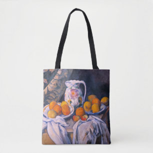 Paul Cezanne - Stillleben mit einem Vorhang Tasche