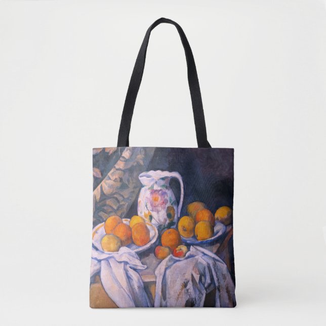 Paul Cezanne - Stillleben mit einem Vorhang Tasche (Vorderseite)