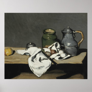Paul Cezanne - Stillleben mit Kettle Poster