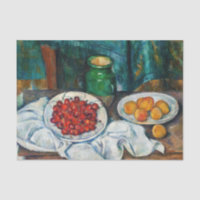 Paul Cezanne - Stillleben mit Kirschen und Peachs