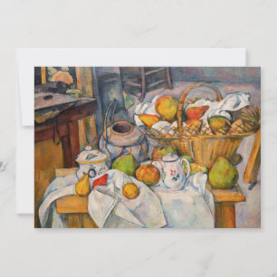Paul Cezanne - Stillleben mit Korb Einladung